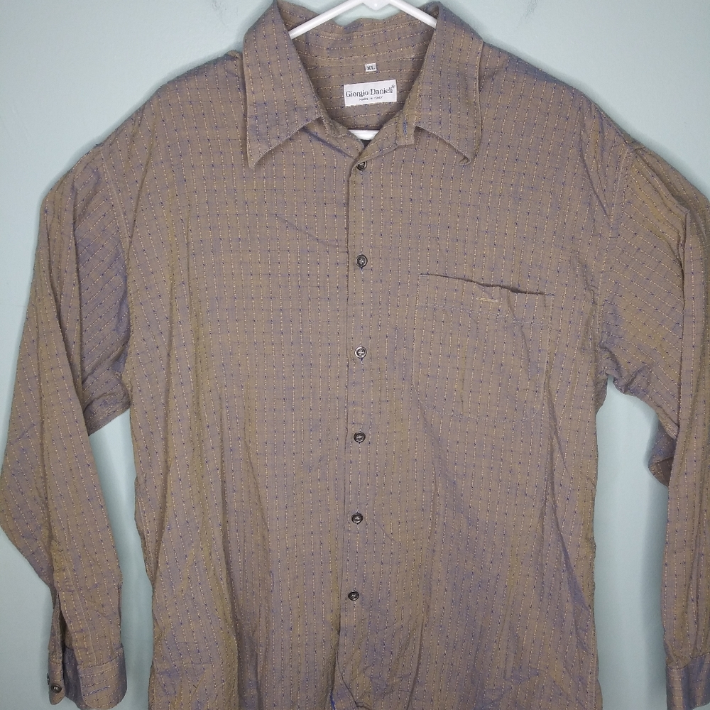 Giorgio Danieli Italian Button Front Shirt